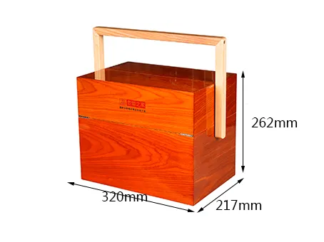 Luxurious High Gloss Wine Gift Set with Six Premium Bottles