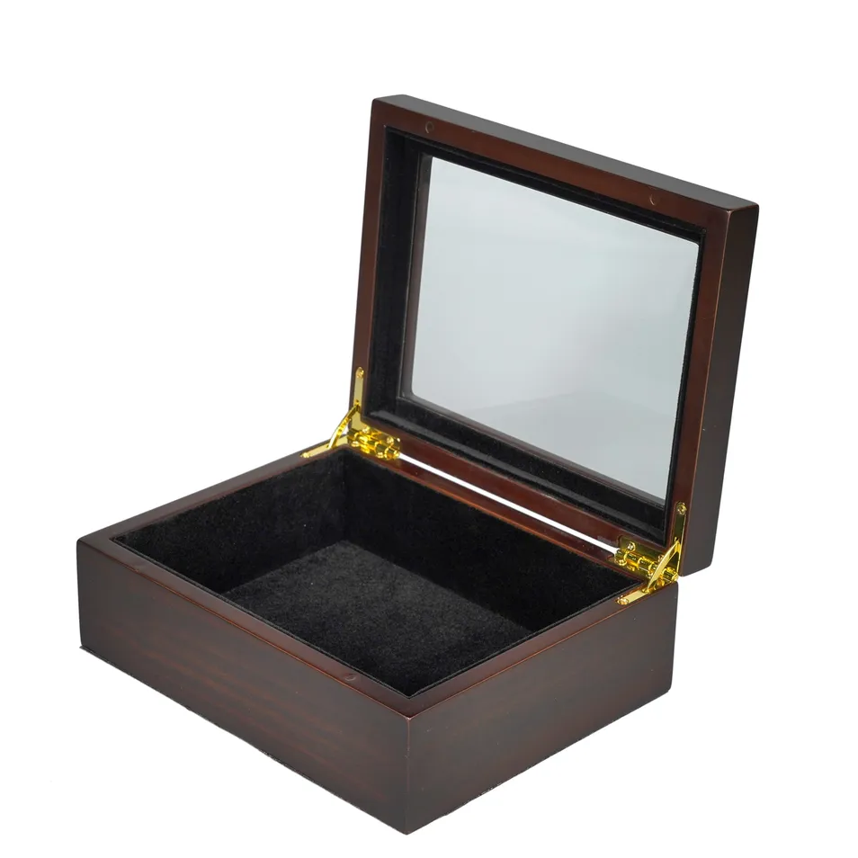 High Quality Walnut Wood Cremation Urn Box Custom Wooden Pet Animal Urn