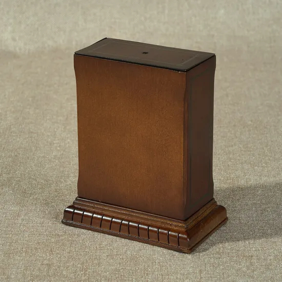 Elegant Walnut Jewelry Box for Necklaces and Earrings