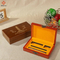 Custom Engraved Logo Luxury Wooden Pen with Box Wooden Pen Case Eco-Friendly Gift Wooden Pen Set