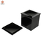 Elegant Solid Wood Bamboo Pet Urn with Sliding Lid