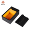 Elegant Custom Black Cordyceps Gift Box in Solid Wood