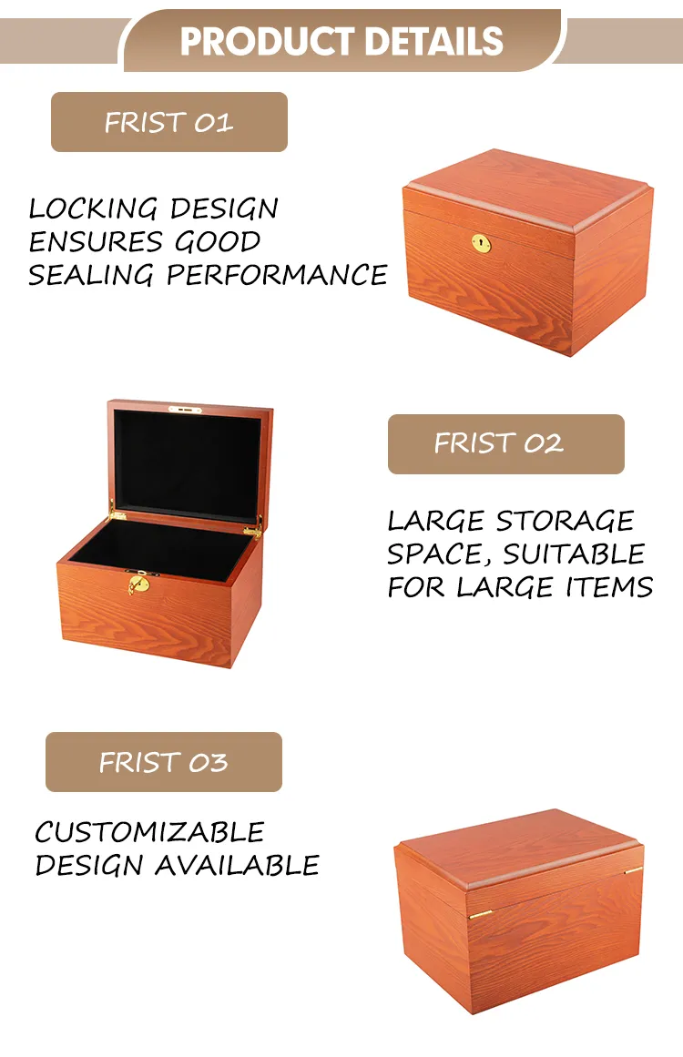 Eco Friendly Custom Wooden Gift Box Wholesale Packaging Supplier