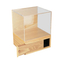 Wholesale Customized Size Wooden Storage Packing Jewelry Gift Craft Box with Sliding Transparent Acrylic Lid