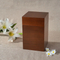 Factory Luxury Customized Wood Cremation Ash Pet Urn Wooden Funeral Supplies Urns for Human Ashes