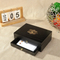 High Gloss Customized Logo Wooden Credit Card Box with Drawer Black High Gloss Wood Storage Gift Box Luxury Gift Boxes