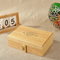 Factory Custom Christmas Gift Cosmetics Skin Care Products Bottle Container Luxury Packaging Container Wooden Box Logo Custom Piano Paint Wooden Box