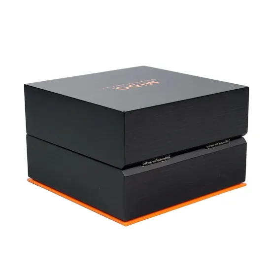 New Design PU Leather Lining Luxury Single Walnut Wooden Watch Box Watch Storage Packaging Case Organizer for Men and Women Wristwatch Display Box Holder