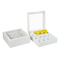 Wholesale Wood Storage Box Custom Size Acrylic Clear Lid Case Display Packaging Gift 12 Slot Wooden Tea Box
