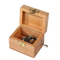 Custom Logo Birthday Christmas Thanksgiving Mother's Day Keepsake Music Box Gifts for Woman Men Personalize Hand Crank Wooden Musical Boxes