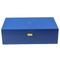 2025 New Arrival Custom blue Wooden Storage Box Luxury Large Wooden Boxes for Gifts Shoe Perfume