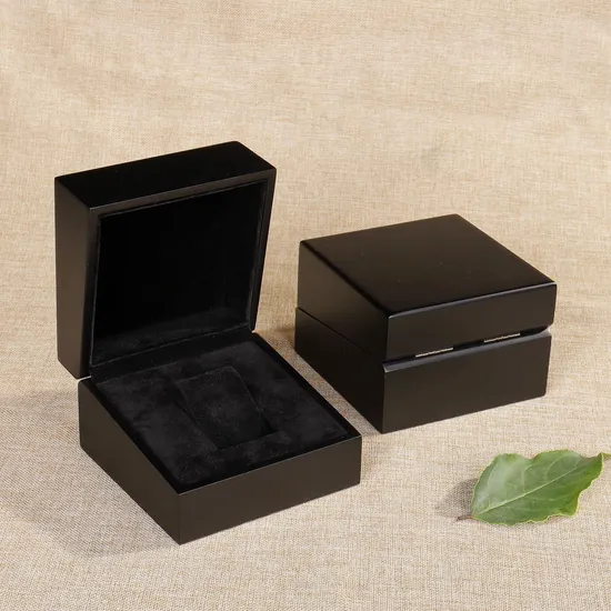 Wholesale Luxury Wooden Ring Watch Necklace Case Storage Organizer Wood Jewelry Gift Box