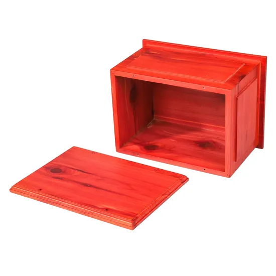 Wholesale Sustainable Cat Dogs Pet Bamboo Wooden Urn Box with Laser Engraving Logo