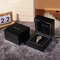 Luxurious High-End Black Piano Glossy Lacquer Finish Wooden Packaging Display Gift Box for Single Watch