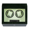 Luxurious High-End Green Piano Glossy Lacquer Finish Wooden Packaging Display Gift Box for Double Watch