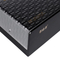Elegant Black Wood Tea Box with Custom Acrylic Lid