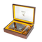 Elegant Acrylic Shell Wooden Gift Box for Health Products