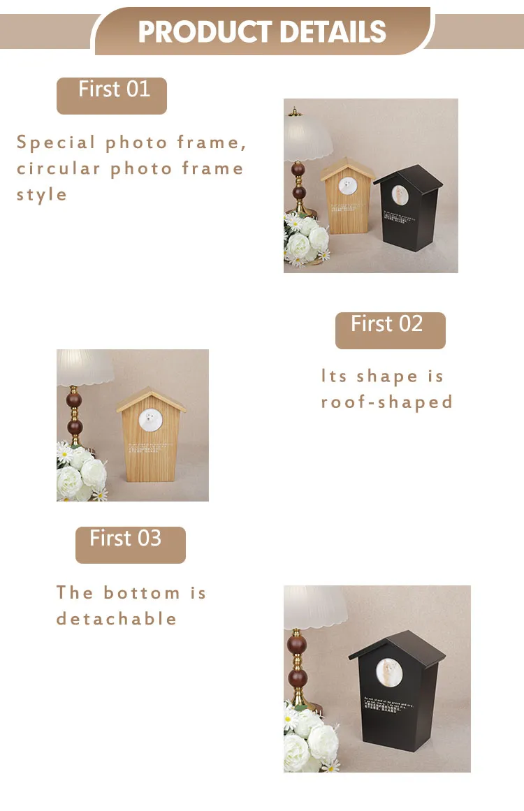 Premium Artisanal Wooden Urn Natural Oak Material Memorial Box for Adult Pet Ashes Medium Size Sturdy Long Lasting Safe