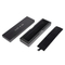 High Quality Handmade Black Matte Paint Custom Laser Logo Small Wooden Necklace Jewelry Boxes