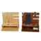 Multifunctional Wood Phone Docking Station Key Holder Jewelry Watch Organizer Luxury Custom Wood Storage Stand