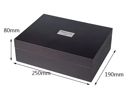 Wholesale Custom Logo Exquisite Men's Watch Packaging Box with 8 Slots Wristwatch Case