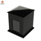 Elegant Solid Wood Bamboo Pet Urn with Sliding Lid