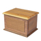 Elegant Birch Wood Pet Memorial Urn for Cherished Companions