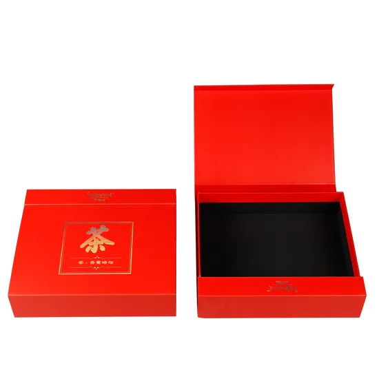 Custom Logo Reusable Magnetic Flap Rigid Box Advanced Luxury and Fashionable Packaging jewelry Box for Tea and Snacks