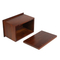Wholesale Trending Product Solid Wood Bamboo Pet Urn for Ashes Urnas Para Walnut Slid Lid Wooden Urn Box