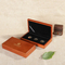 Elegant Solid Wood Jewelry Box for Gift Packaging and Coin Collection