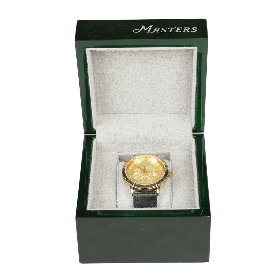 Elegant Green Glossy Varnish Watch Display Box for Storage