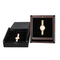 Customizable Black Wooden Watch Display Box for Gifts