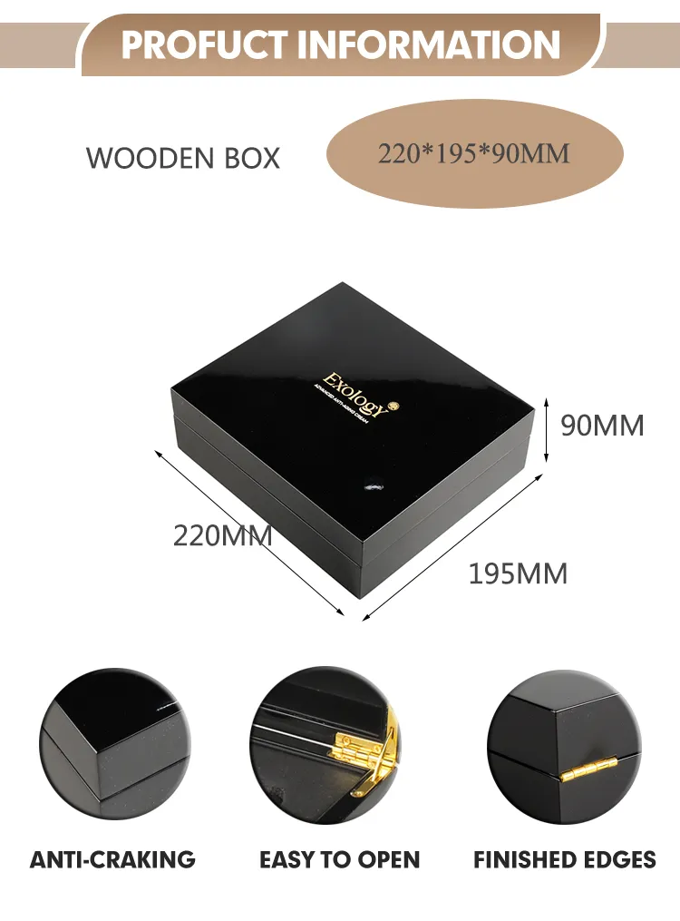 Wholesale Customizable Jewelry Box with Custom Logo Ring Accessories Wood Storage Jewelry Box