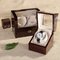 Newest Best Selling OEM Custom Logo PU Leather Watch Organizer Case for Store Watches