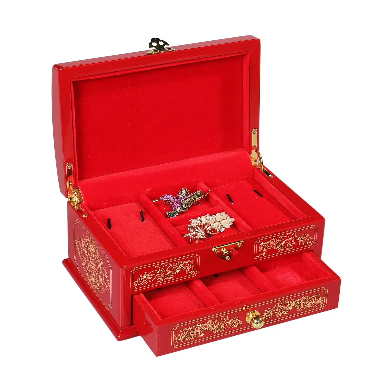 Custom Wooden Box for Jewelry Watch Storage and Jewellery Gift Packing Packaging