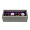 Exquisite Grey Lacquer Single Wooden Rectangular Watch Packaging Display Box Watch Storage 4 Slot Watches Gift Luxury Piano Lacquer Finish