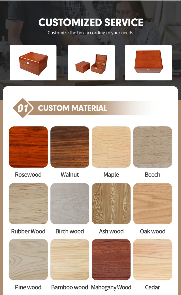 Elegant Oak Wood Pet Urns for Animal Remains and Human Cremation