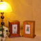 Handmade Wooden Small Cremation Pet Urn Brass Paws Inlaid Wood Memorial Urns Funeral Supplie for Dog and Cat Ashes Box