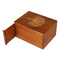 Factory Price Paulownia Material Memorial Wood Urns Human Ashes Adult Cremation Wooden Square Cremation Urn