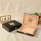 Wholesale Chiristmas Day Wood Cigar Packaging Box Solid Wood Cigarette Humidor Box Wood Veneer Parquet All Kinds of Pattern Printing Customized Packing Gift Box