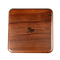 Wholesale Walnut Solid Wooden Single Coin Storage Packaging Box Coin Collection Elegant Jewelry Silver Medal Display Case