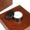 Professional Wooden Funeral Supplies Animal Pet Urn Oak Human Features Memorial Candle Cremation Urn