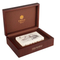 New Design Custom Logo Antique Exquisite Laser Pattern Gift Wooden Tea Packaging Box