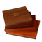 Elegant Wooden Coin Display Case with Plush Velvet Interior
