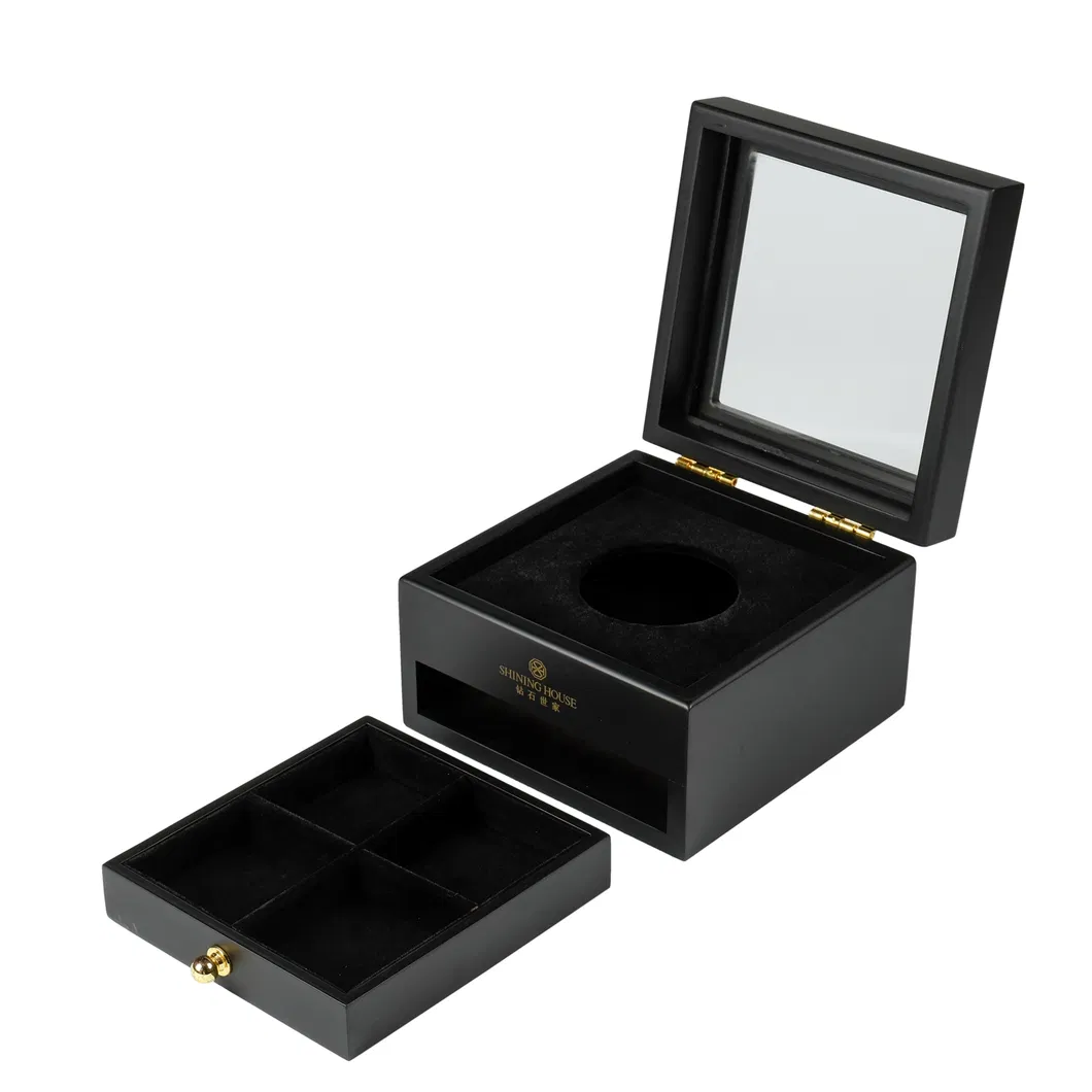 Wholesale Factory Price Wooden Single Watch Gift Box Wood Decorative Packaging Storage Case
