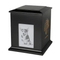 American Style Wooden Pet Urn Durable MDF with PVC and Plastic Finish Available in Colorful Styles
