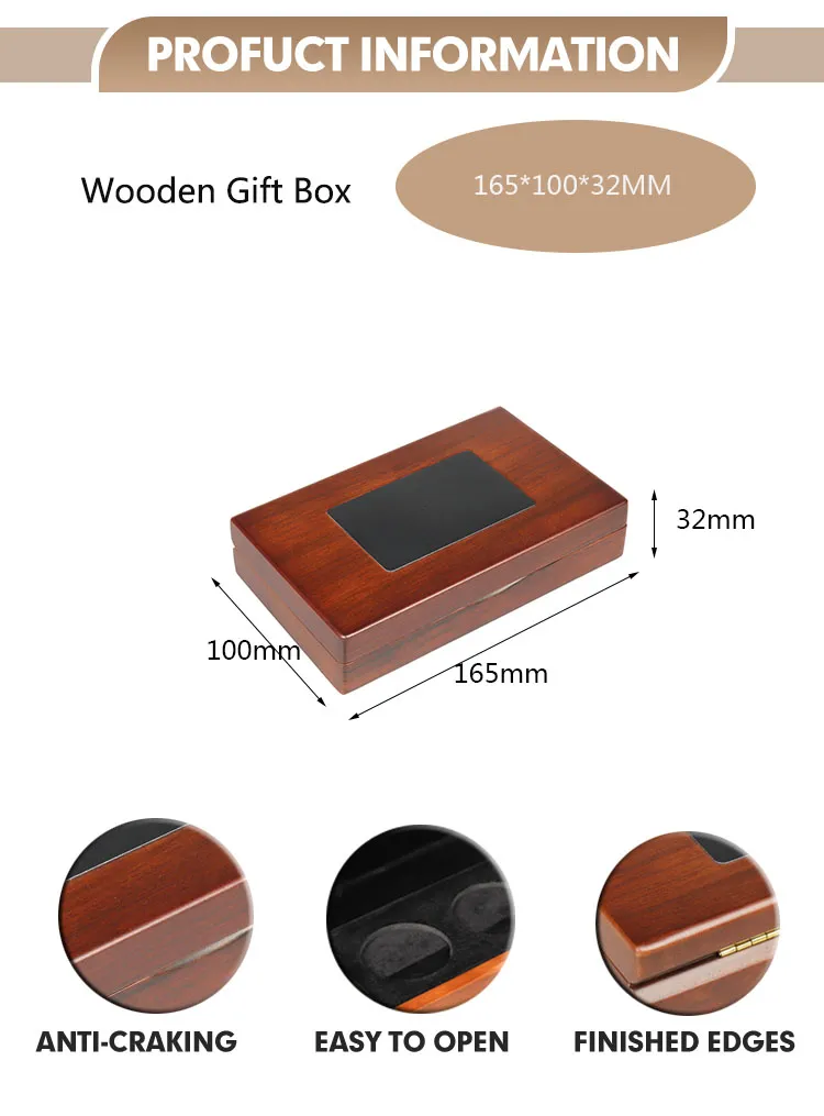 Wholesale Customized Chocolate Gift Metal Box Packaging Premium Wooden Packaging Display Coin Medal Collection Storage Box