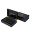 Customized Luxury Black Plastic Hinge Gift Packaging Wooden Box for VIP Card Credit Gift Card Jewelry Box Watch Box Food Box, Perfume Box