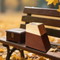 Zhihe Wholesale 100% Solid Wood Pet Cremation Urn Memorial Ashes Box with Small Potted Plant Compartment for Cherishing Beloved Pets