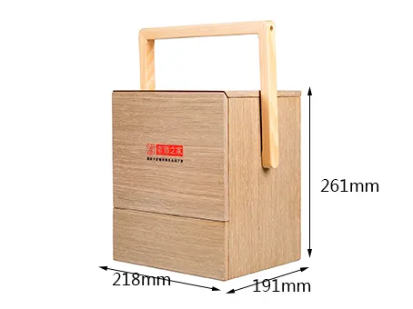 Luxurious Customizable Wooden Wine Gift Box Wood Packaging Case
